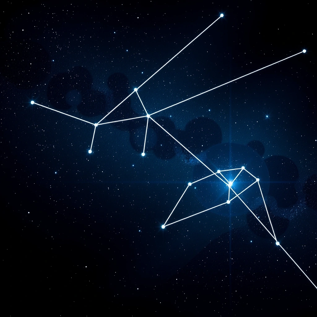 Cielo estrellado abstracto